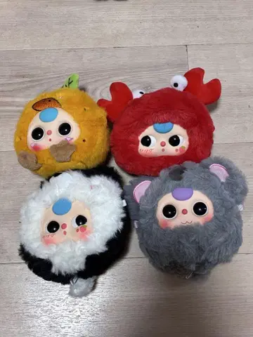 babythree 봉제 인형 4개 세트