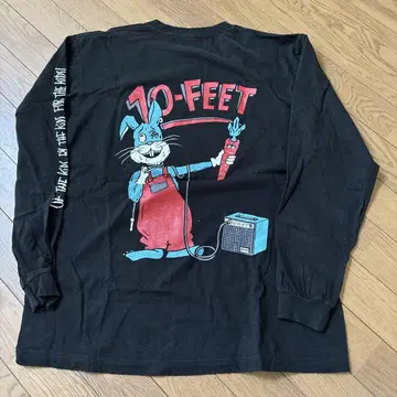 10-FEET 긴팔 티셔츠 블랙