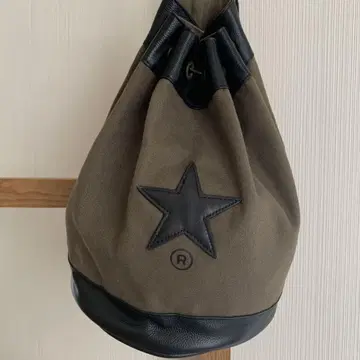 CONVERSE TOKYO 복조리 숄더백 카키/가죽
