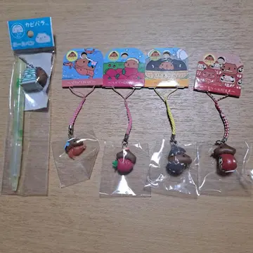 카피바라 씨 볼펜과 스트랩 세트