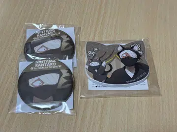 닌타마 란타로 난자타운 캔뱃지 C상 S상 자와타 콘나몬