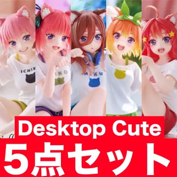 5등분의 신부 Desktop Cute 피규어 고양이 귀 전 5종