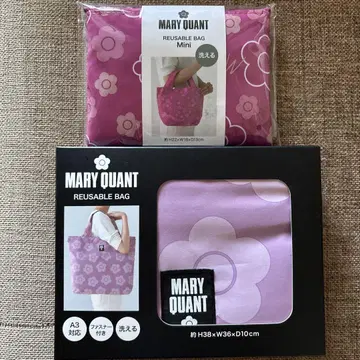 MARY QUANT 에코백 핑크 미사용 새상품