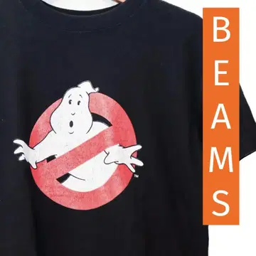 [컨디션 최상] BEAMS 고스트버스터즈 티셔츠 S 사이즈 블랙 무비