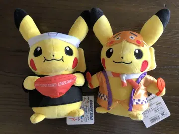 라멘 피카츄 와카멘 피카츄 봉제 인형 세트
