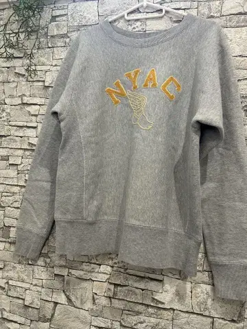 NYAC 그레이 크루넥 트레이닝복