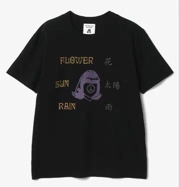 타코마후지 레코드 꽃 태양 비 콜라보 티셔츠