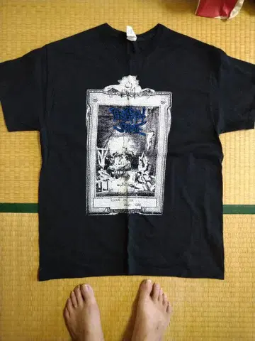 DEATH SIDE 티셔츠 블랙 L 사이즈