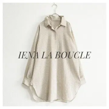새상품급 IENA LA BOUCLE 브라이트 축구 셔츠 베이지 FREE