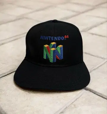 닌텐도 64 닌텐도 64 Nintendo64 자수 캡 모자