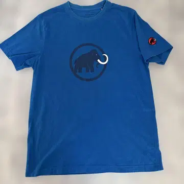 MAMMUT 티셔츠 남성용 블루 L 사이즈