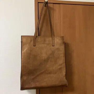 천연 가죽 토트백