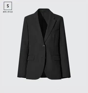 유니클로 감동 자켓/팬츠/셔츠 3개 세트 블랙 S사이즈