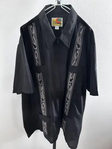 GUAYABERA 쿠바 셔츠 블랙