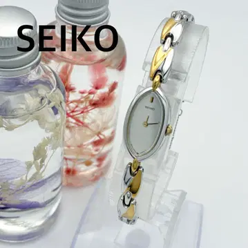 작동 손목시계 SEIKO 세이코 콤비 드레스 여성용 새상품 배터리 A51