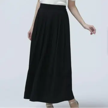 NATURAL BEAUTY BASIC 턱 플리츠 플레어 스커트