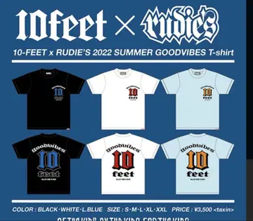 10-FEET x RUDIE'S W 네임 티셔츠