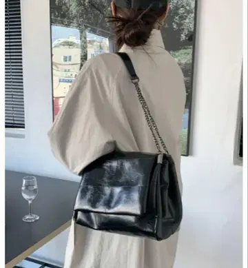 BLACKUP 숄더백
