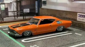 셰벨 SS 396 69년형 오렌지 1/64 커스텀 로우 다운