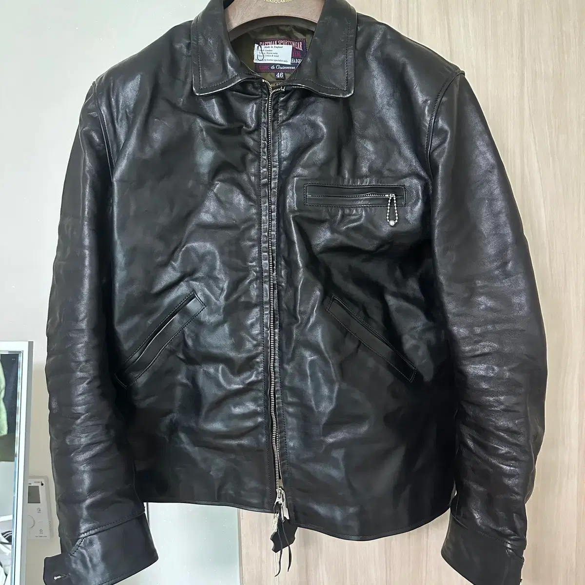 CALIFORNIAN leather jacket size 46 for #elmc,#가죽