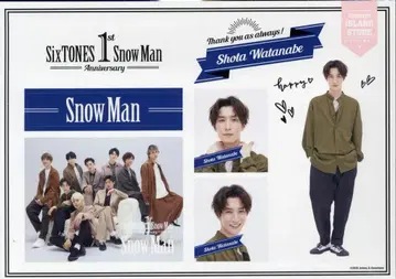 Snow Man 1st Anniversry 와타나베 쇼타 스티커 세트