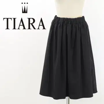 B6986 티아라 코튼 개더 플레어 이지 스커트 3