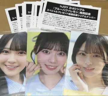 니아 조이 블루 하와이 레몬 시리얼 미사용 10장 브로마이드 포함