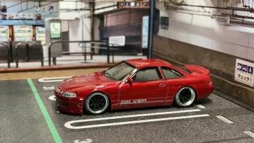 핫휠 도요타 소라 FALKEN 1/64 커스텀 와인 레드
