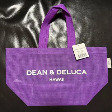 DEAN&DELUCA HAWAII 한정판 메쉬 토트백 퍼플 S