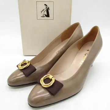 부티크 오사키 펌프스 23.5 브라운 BOUTIQUE OSAKI