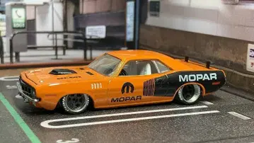 71 MOPAR 플리머스 HEMI 1/64 오렌지 커스텀