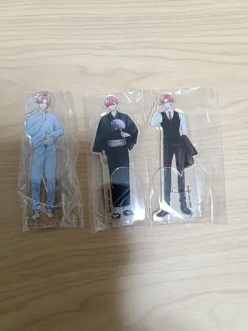 핑크와 하바네로 아크릴 스탠드 전 제품 3종