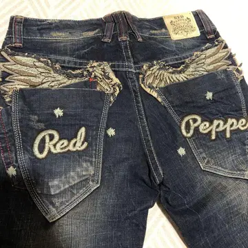 RED PEPPER 데미지 가공 데님 팬츠 사이즈 30