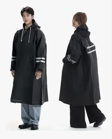 JOYICAR 레인코트 카파 우비 백팩 대응 블랙