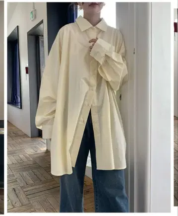 백 오픈 빅 실루엣 셔츠 집소필라 gypsohila