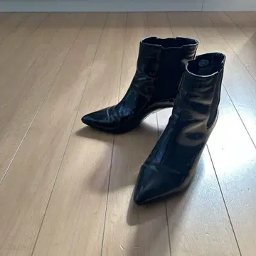 블랙 사이드 고어 부츠 24cm