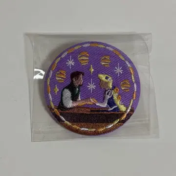 디즈니 자수 캔뱃지 (라푼젤)