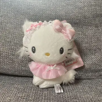 아베일 챠미 키티 화이트 고양이 발레리나 마스코트 참 미사용 새상품