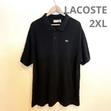 라코스테 피케 셔츠 블랙 FA8712 2XL 오버 사이즈
