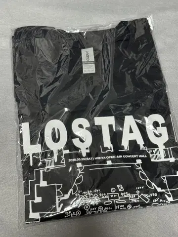 LOSTAGE 노온 티셔츠 2XL 사이즈 굿즈 밴딩 로스트 에이지