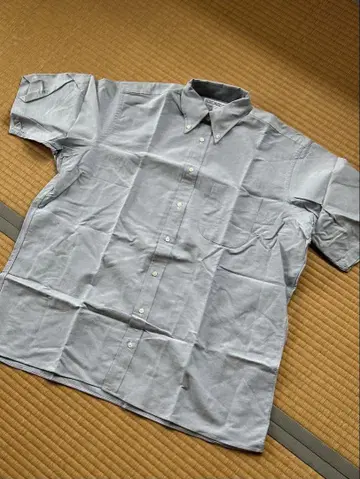 INDIVIDUALIZED SHIRTS 옥스퍼드 반팔 셔츠