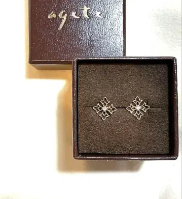 아 Agate K10 다이아 시스루 귀걸이