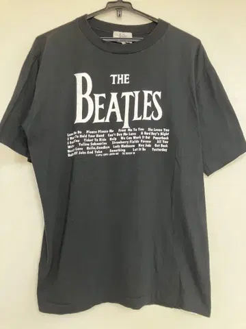 BEATLES 1987 카피라이트 티셔츠