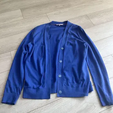 TOMMY HILFIGER 블루 가디건 S