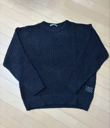 nugu 180CMM 메쉬 니트 블랙
