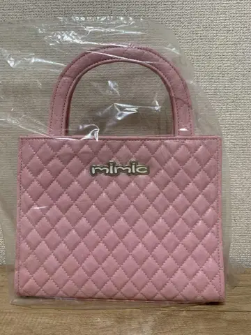 mimio 퀼팅 핑크 토트백