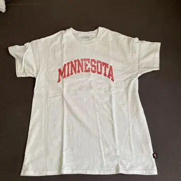 MINNESOTA 로고 화이트 T셔츠