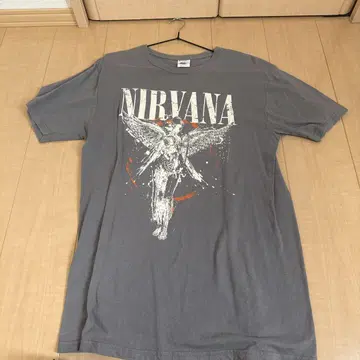 NIRVANA 그래픽 티셔츠 L 사이즈 그레이