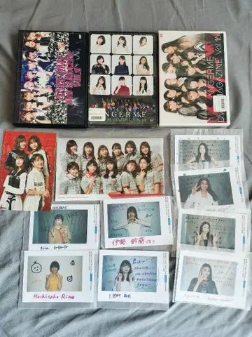 ANGERME 안주루무 DVD 매거진 3개 사진 8개 굿즈 2개
