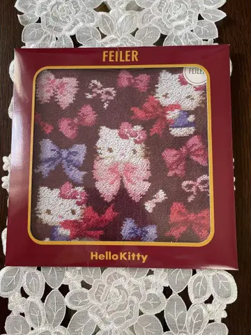 FEILER 헬로키티 손수건 미사용 새상품